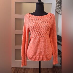 St. John's Bay Vibrant Orange Crew Neck Sweater
